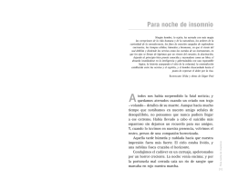 Para noche de insomnio