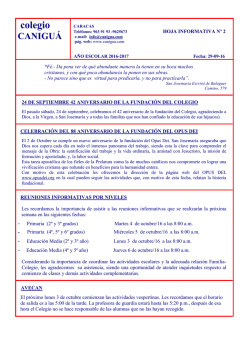 Hoja Informativa No.2