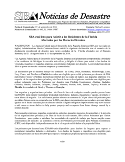 8 Noticias de Desastre