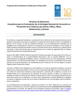 Gu&iacute;a para la preparaci&oacute;n de T&eacute;rminos de Referencia para