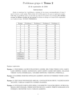 Problemas grupo 4: Tema 2
