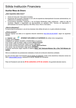 S&oacute;lida Instituci&oacute;n Financiera