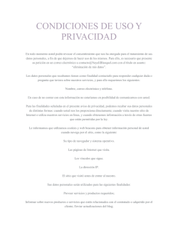 Aviso de Privacidad