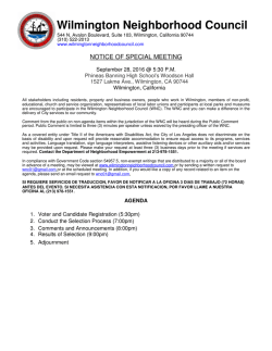 Wilmington Neighborhood Council