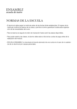 normas de la escuela