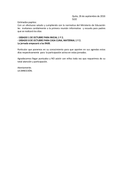 primera reuni&oacute;n informativa - centro infantil bilingue small leaders