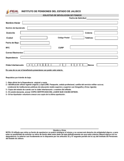 formato devolucion de fondo 2016