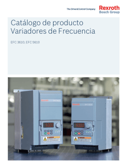 Dimensiones del variador Rexroth EFC 3610 y EFC 5610