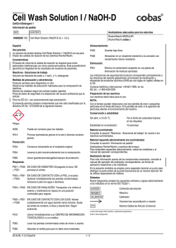 Cell Wash Solution I / NaOH-D