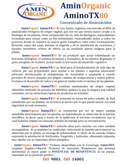 AminOrganic AminoTX80