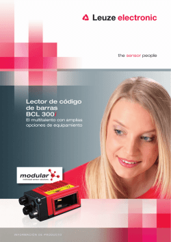 Lector de c&oacute;digo de barras BCL 300i