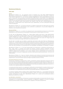 Pol&iacute;tica de privacidad - Cintas de balizamiento o se&ntilde;alizaci&oacute;n