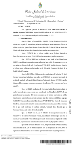 tribunal oral federal de comodoro rivadavia
