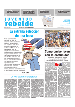 La extra&ntilde;a selecci&oacute;n de una beca