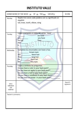 Repite tres veces cada palabra con su significado en espa&ntilde;ol. tail