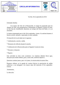 peregrinaci&oacute;n al monumento "sagrado coraz&oacute;n de