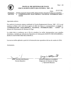 Circular Reglamentaria Externa DSP
