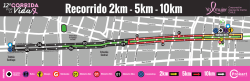 Recorridos - Corrida x la Vida
