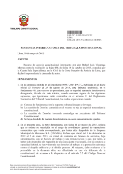 &circ;015322016AAu&Scaron; - Tribunal Constitucional