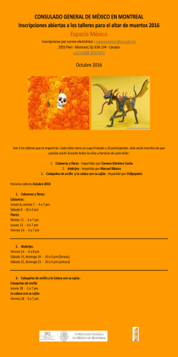 CONSULADO GENERAL DE M&Eacute;XICO EN MONTREAL