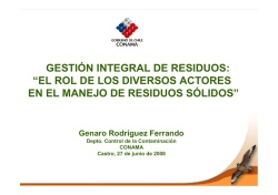 Grupo de Residuos S&oacute;lidos: GRS SZANTO CONSUTORES