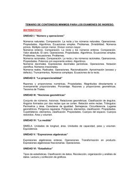 Temarios de los ex&aacute;menes - Gendarmeria Nacional Argentina