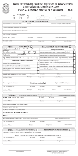 PODER EJECUTIVO DEL GOBIERNO DEL ESTADO DE BAJA