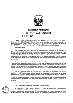gvo 2 ~~ -2016 -~INfl. - Ministerio del Ambiente