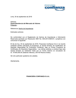 Hecho de Importancia