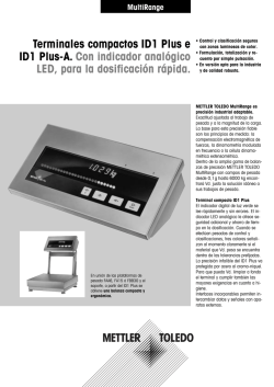 Terminales compactos ID1 Plus e ID1 Plus-A. Con