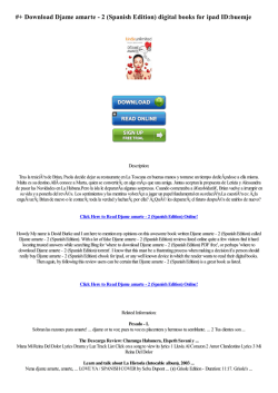 #+ Djame amarte - 2 (Spanish Edition) digital books for