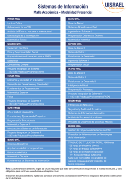 sistemas de informaci&oacute;n - Universidad Tecnol&oacute;gica Israel