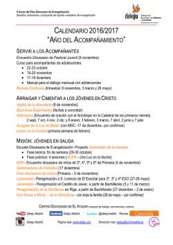 Calendario Deleju 16/17