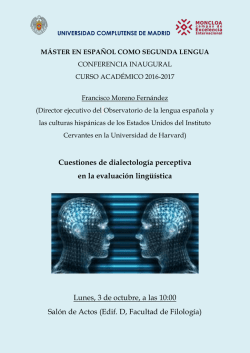 Francisco Moreno Fern&aacute;ndez Lunes, 3 de
