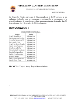 +Convocatoria - Federaci&oacute;n C&aacute;ntabra de Nataci&oacute;n