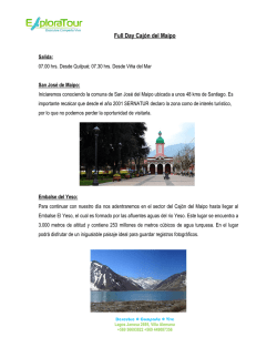 Full Day Caj&oacute;n del Maipo