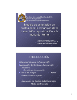 Modelo de asignaci&oacute;n de costos para la expansi&oacute;n de la