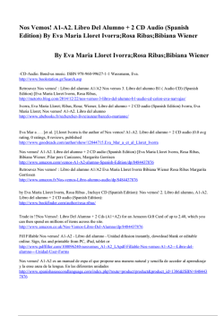 Nos Vemos! A1-A2. Libro Del Alumno + 2 CD Audio (Spanish