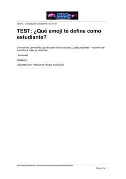 TEST: &iquest;Qu&eacute; emoji te define como estudiante?
