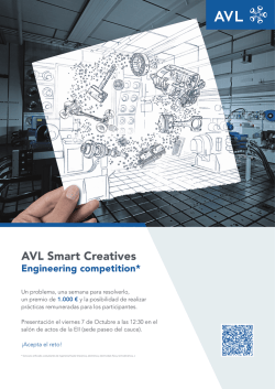 CONCURSO AVL SMART CREATIVES 2016 para estudiantes de