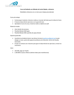 Curso de Redise&ntilde;o con M&eacute;todo de Acci&oacute;n R&aacute;pida, a distancia