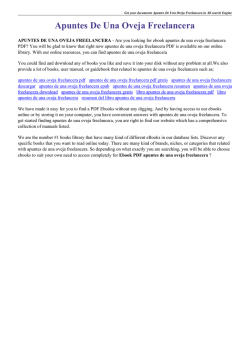 apuntes de una oveja freelancera PDF