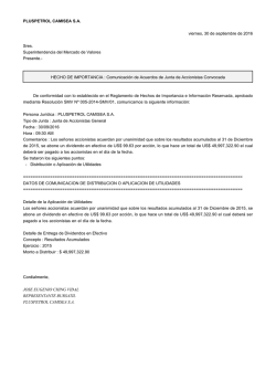 PLUSPETROL CAMISEA SA viernes, 30 de septiembre de