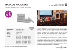 finanzas aplicadas - Encarte Producciones