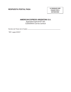 Descargue aqu&iacute; la respuesta postal paga para