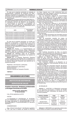 instituto de gestion de servicios de salud - Peruana