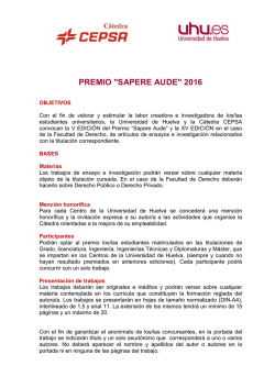 premio "sapere aude" 2016
