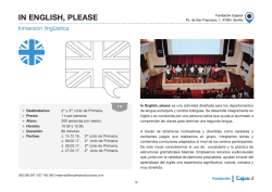 in english, please - Encarte Producciones