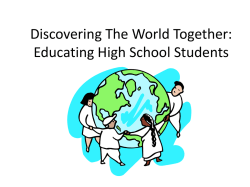 Discovering The World Together - 2016mflafallconference