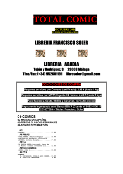 cat&aacute;logo de comics